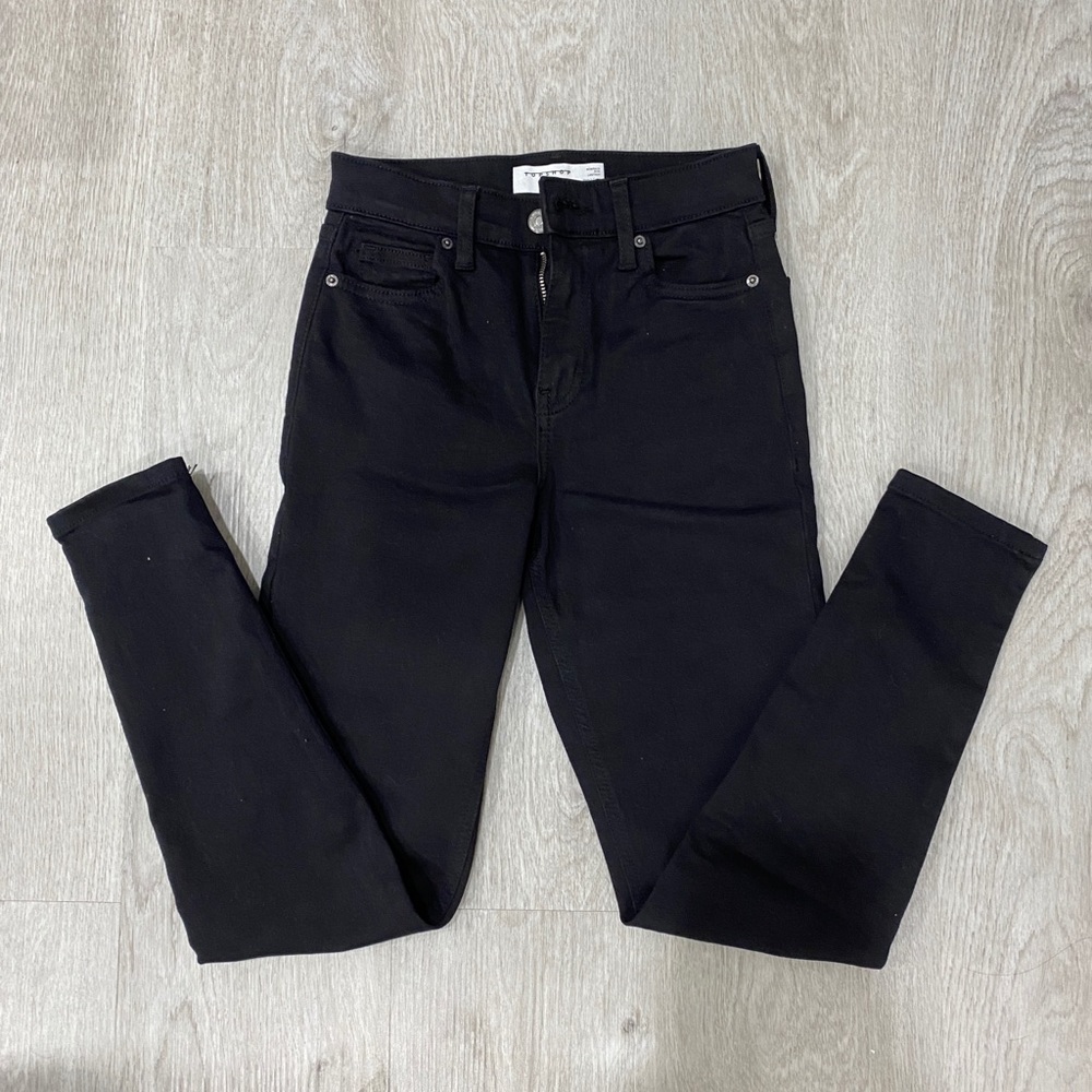 Topshop Jamie black skinny jeans